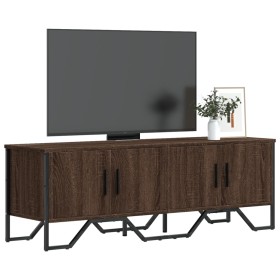 Mueble de TV madera de ingeniería marrón roble 122x34x41 cm en Muebles TV | Comprar online en Foru.es