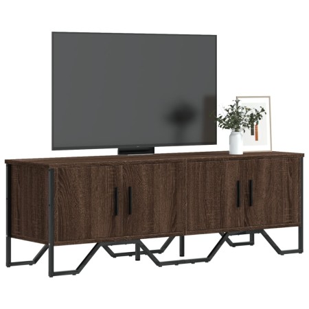 Mueble de TV madera de ingeniería marrón roble 122x34x41 cm en Muebles TV | Comprar online en Foru.es