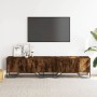 Mueble de TV madera de ingeniería roble ahumado 180x34x41 cm en Muebles TV | Comprar online en Foru.es