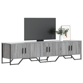 Mueble de TV madera de ingeniería gris Sonoma 180x34x41 cm en Muebles TV | Comprar online en Foru.es