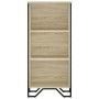 Estantería de madera de ingeniería roble Sonoma 50x31x106 cm en Librerías y estanterías | Comprar online en Foru.es