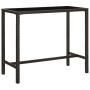 Set de bar de jardín 9 piezas ratán sintético marrón de vidaXL, Conjuntos de jardín - Ref: Foro24-3064825, Precio: 366,04 €, ...