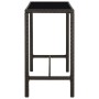 Set de bar de jardín 9 piezas ratán sintético marrón de vidaXL, Conjuntos de jardín - Ref: Foro24-3064825, Precio: 366,04 €, ...