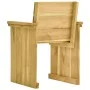 Comedor de jardín 7 pzas con cojines madera de pino impregnada de vidaXL, Conjuntos de jardín - Ref: Foro24-3065733, Precio: ...