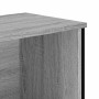 Estantería de madera de ingeniería gris Sonoma 50x31x137,5 cm en Librerías y estanterías | Comprar online en Foru.es
