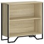 Estantería madera de ingeniería roble Sonoma 80x31x74,5 cm en Librerías y estanterías | Comprar online en Foru.es