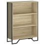 Estantería madera de ingeniería roble Sonoma 80x31x106 cm en Librerías y estanterías | Comprar online en Foru.es