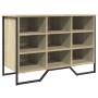 Zapatero de madera de ingeniería roble Sonoma 90x38x61,5 cm en Zapateros y organizadores de calzado | Comprar online en Foru.es