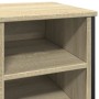 Zapatero de madera de ingeniería roble Sonoma 90x38x61,5 cm en Zapateros y organizadores de calzado | Comprar online en Foru.es