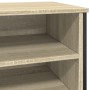 Zapatero de madera de ingeniería roble Sonoma 80x38x78 cm en Zapateros y organizadores de calzado | Comprar online en Foru.es