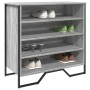 Zapatero de madera de ingeniería gris Sonoma 80x38x78 cm en Zapateros y organizadores de calzado | Comprar online en Foru.es