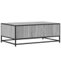 Mesa de centro madera ingeniería metal gris Sonoma 90x57x35 cm en Mesas de centro | Comprar online en Foru.es