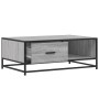 Mesa de centro madera ingeniería metal gris Sonoma 90x57x35 cm en Mesas de centro | Comprar online en Foru.es