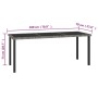 Juego de comedor para jardín 9 piezas ratán sintético gris de vidaXL, Conjuntos de jardín - Ref: Foro24-3065716, Precio: 501,...