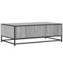 Mesa de centro madera ingeniería metal gris Sonoma 100x57x35 cm en Mesas de centro | Comprar online en Foru.es