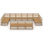 Juego de muebles de jardín 13 piezas madera maciza de pino en Conjuntos de jardín | Comprar online en Foru.es