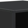 Mesa de centro madera ingeniería y metal negro 60,5x60,5x30 cm en Mesas de centro | Comprar online en Foru.es