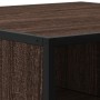 Mesa de centro madera ingeniería metal marrón roble 80x80x30 cm en Mesas de centro | Comprar online en Foru.es