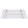 Marquesina para puerta PC plata y transparente 150x90 cm PET en Toldos | Comprar online en Foru.es