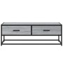 Mesa de centro madera ingeniería metal gris Sonoma 100x50x35 cm en Mesas de centro | Comprar online en Foru.es
