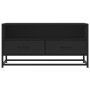 Mueble de TV madera de ingeniería y metal negro 80x34,5x40 cm en Muebles TV | Comprar online en Foru.es