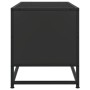 Mueble de TV madera de ingeniería y metal negro 80x34,5x40 cm en Muebles TV | Comprar online en Foru.es