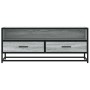 Mueble TV metal y madera ingeniería gris Sonoma 100x34,5x40 cm en Muebles TV | Comprar online en Foru.es
