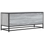 Mueble TV metal y madera ingeniería gris Sonoma 100x34,5x40 cm en Muebles TV | Comprar online en Foru.es