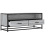 Mueble TV metal y madera ingeniería gris Sonoma 100x34,5x40 cm en Muebles TV | Comprar online en Foru.es