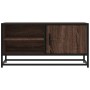 Mueble TV metal y madera ingeniería marrón roble 80x34,5x40 cm en Muebles TV | Comprar online en Foru.es