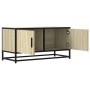 Mueble TV metal y madera ingeniería roble Sonoma 80x34,5x40 cm en Muebles TV | Comprar online en Foru.es