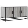 Mueble TV madera ingeniería y metal gris Sonoma 100x35x50 cm en Muebles TV | Comprar online en Foru.es