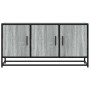 Mueble TV madera ingeniería y metal gris Sonoma 100x35x50 cm en Muebles TV | Comprar online en Foru.es