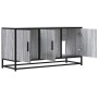 Mueble TV madera ingeniería y metal gris Sonoma 100x35x50 cm en Muebles TV | Comprar online en Foru.es