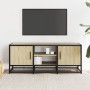 Mueble TV metal y madera ingeniería roble Sonoma 100x35x41 cm en Muebles TV | Comprar online en Foru.es