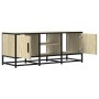 Mueble TV metal y madera ingeniería roble Sonoma 100x35x41 cm en Muebles TV | Comprar online en Foru.es