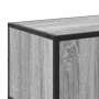 Mueble TV metal y madera ingeniería gris Sonoma 100x35x41 cm en Muebles TV | Comprar online en Foru.es