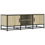 Mueble TV metal y madera ingeniería roble Sonoma 120x35x41 cm en Muebles TV | Comprar online en Foru.es