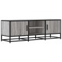 Mueble TV madera ingeniería y metal gris Sonoma 120x35x41 cm en Muebles TV | Comprar online en Foru.es