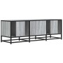 Mueble TV madera ingeniería y metal gris Sonoma 120x35x41 cm en Muebles TV | Comprar online en Foru.es