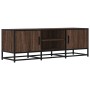 Mueble TV metal y madera ingeniería marrón roble 120x35x41 cm en Muebles TV | Comprar online en Foru.es