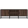 Mueble TV metal y madera ingeniería marrón roble 120x35x41 cm en Muebles TV | Comprar online en Foru.es