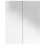 Armario de espejo de baño MDF blanco y roble 60x15x75 cm de vidaXL, Tocadores de baño - Ref: Foro24-331530, Precio: 135,27 €,...