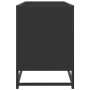 Mueble de TV madera de ingeniería y metal negro 150x35x41 cm en Muebles TV | Comprar online en Foru.es