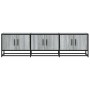 Mueble TV madera ingeniería y metal gris Sonoma 150x35x41 cm en Muebles TV | Comprar online en Foru.es