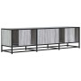 Mueble TV madera ingeniería y metal gris Sonoma 150x35x41 cm en Muebles TV | Comprar online en Foru.es