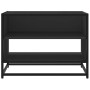 Mueble de TV madera de ingeniería y metal negro 61x40x46 cm en Muebles TV | Comprar online en Foru.es