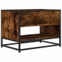Mueble TV metal y madera ingeniería roble humo 61x40x46 cm en Muebles TV | Comprar online en Foru.es