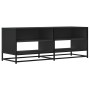 Mueble de TV madera de ingeniería y metal negro 120,5x40x46 cm en Muebles TV | Comprar online en Foru.es