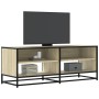 Mueble TV metal y madera ingeniería roble Sonoma 120,5x40x46 cm en Muebles TV | Comprar online en Foru.es